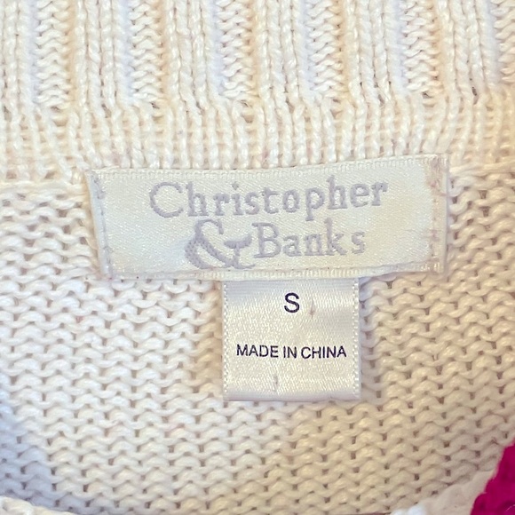 USA Flag Christopher & Banks Sweater - Picture 4 of 4